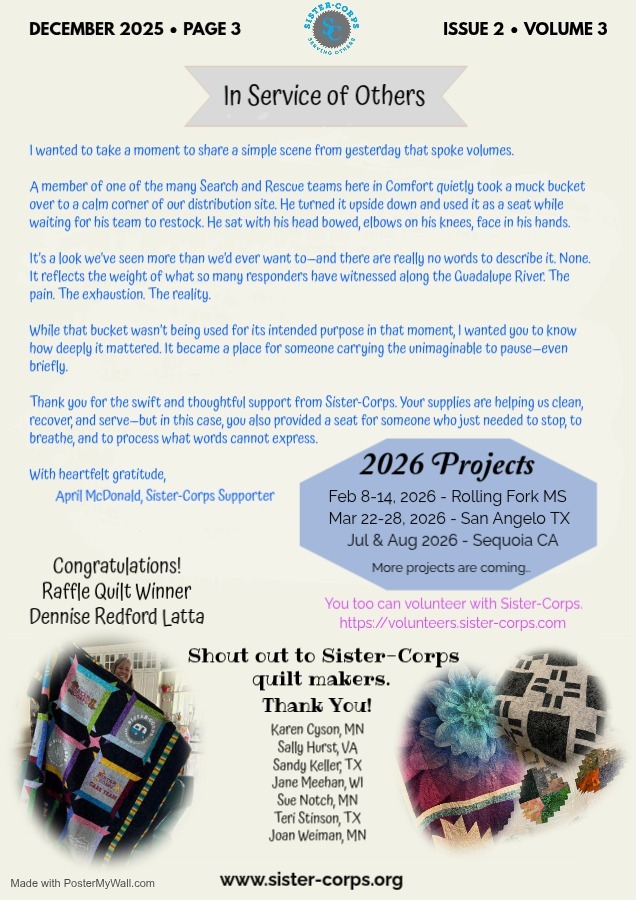 2025 Dec pg3 - Sister Corps